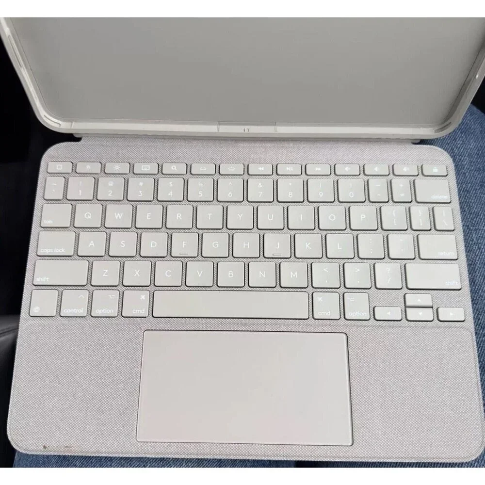 Logi Tablet Ebook Hard Case With Keyboard And Kickstand Grey